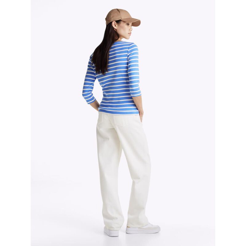 Tommy Hilfiger Slim 3/4 Sleeve Boat Neck T-Shirt image number 1